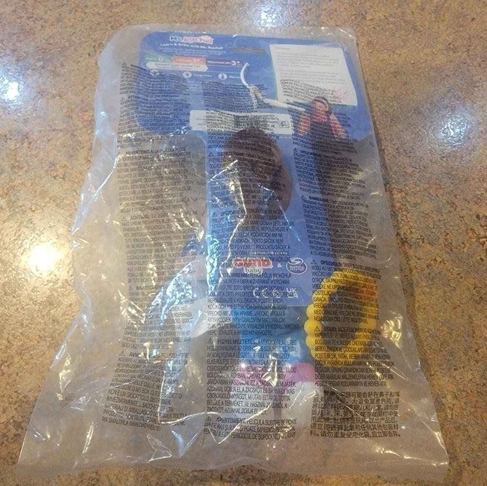 Ms. Rachel Sensory Take Along Toy Doll Plush Baby Rattle & Clip NEW! - Picture 9 of 10
